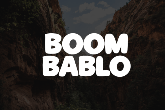 Boom Bablo: A Modern Typeface for Elegant Design