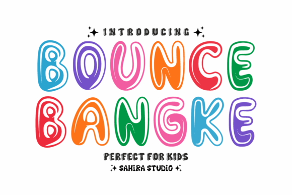 Bounce Bangke Font for Creative Brands
