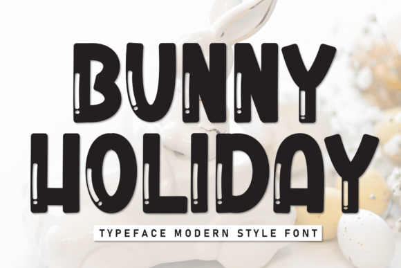 Bunny Holiday: A Handwritten Display Font for Playful Branding