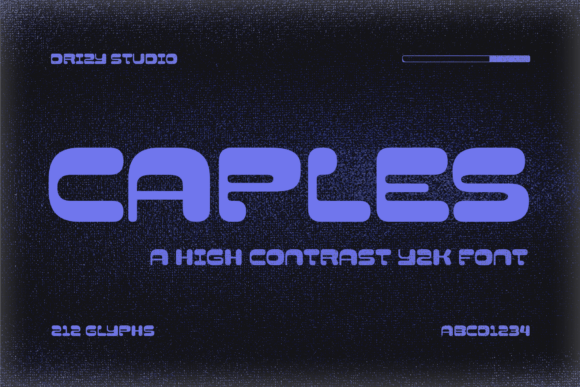 Caples Display Font: A Designer’s Review of a Bold Y2K Typeface
