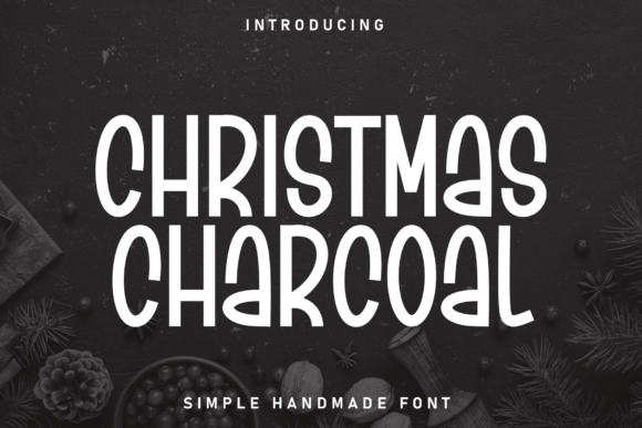 Christmas Charcoal Font