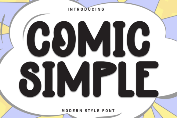 Comic Simple Display Font for Charming Web Projects