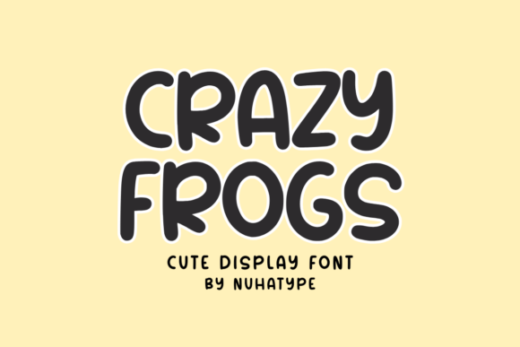 Crazy Frogs Font for Creative Brands
