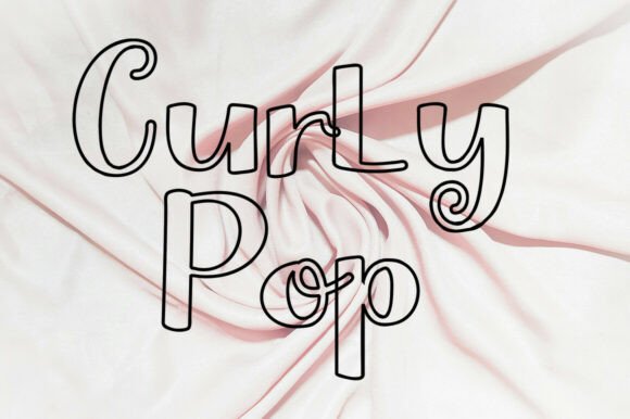Curly Pop Font for Creative Projects