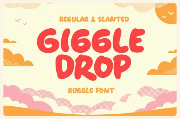 Giggle Drop Font for Creative Makers