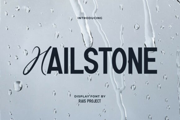 Hailstone Font: Modern Display Typeface for Web Design
