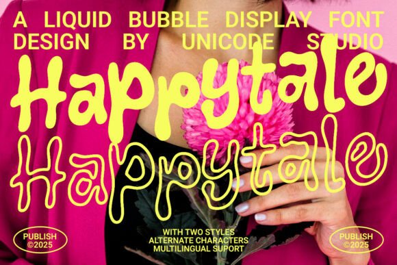 Happytale Font for Creative Web Projects