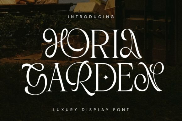 Horia Garden: A Luxury Serif Display Font for Elegant Branding