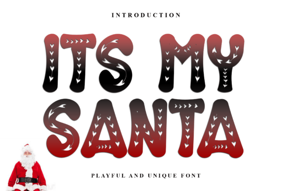 Its My Santa Font for Festive Branding