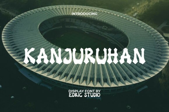Kanjuruhan: A Retro Display Font for Editorial Storytelling