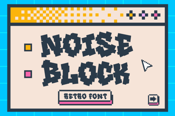 Noise Block Brings Gritty Display Energy to Editorial Design