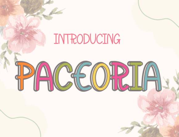 Paceoria Font for Creative Web Design