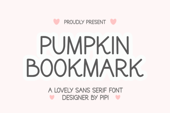 Pumpkin Bookmark Font for Clean Website Headers and Digital Branding