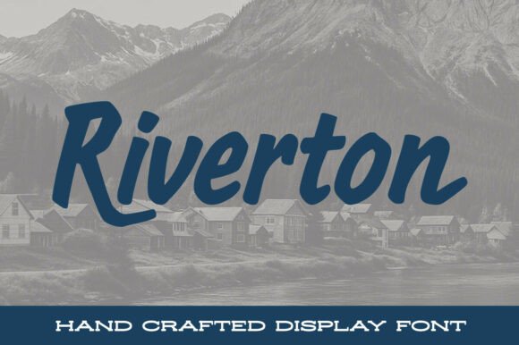 Riverton Display Font for Editorial Storytelling