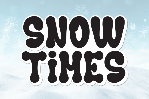 Snow Times Font for Business Branding