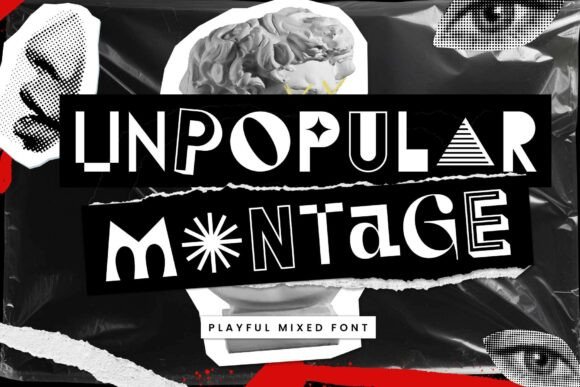 Unpopular Montage Font for Bold Branding