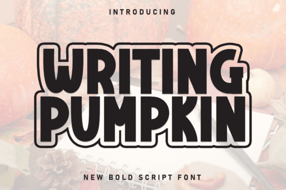 Writing Pumpkin Font
